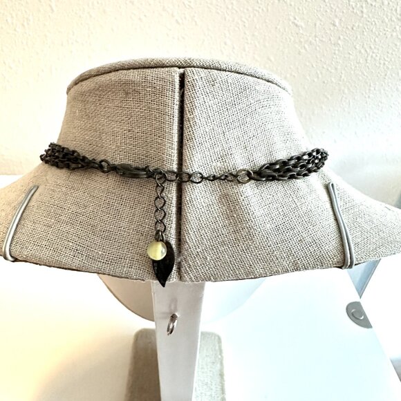 COLDWATER CREEK | Womens Hobo Stone Statement Necklace Vintage - Picture 5 of 5